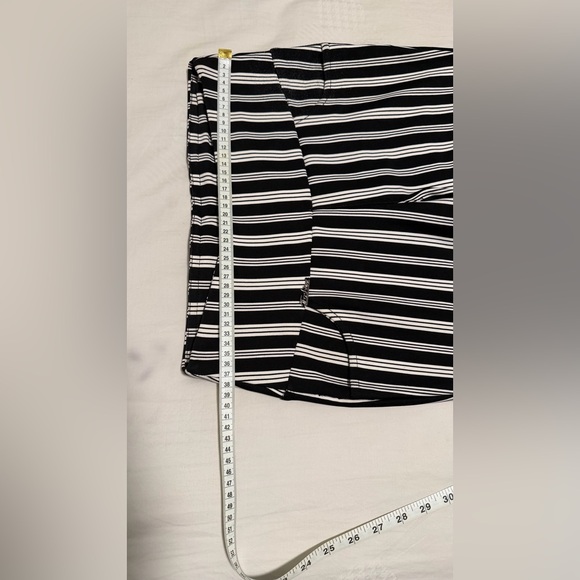 Striped Black and White Women Pants - Picture 5 of 6